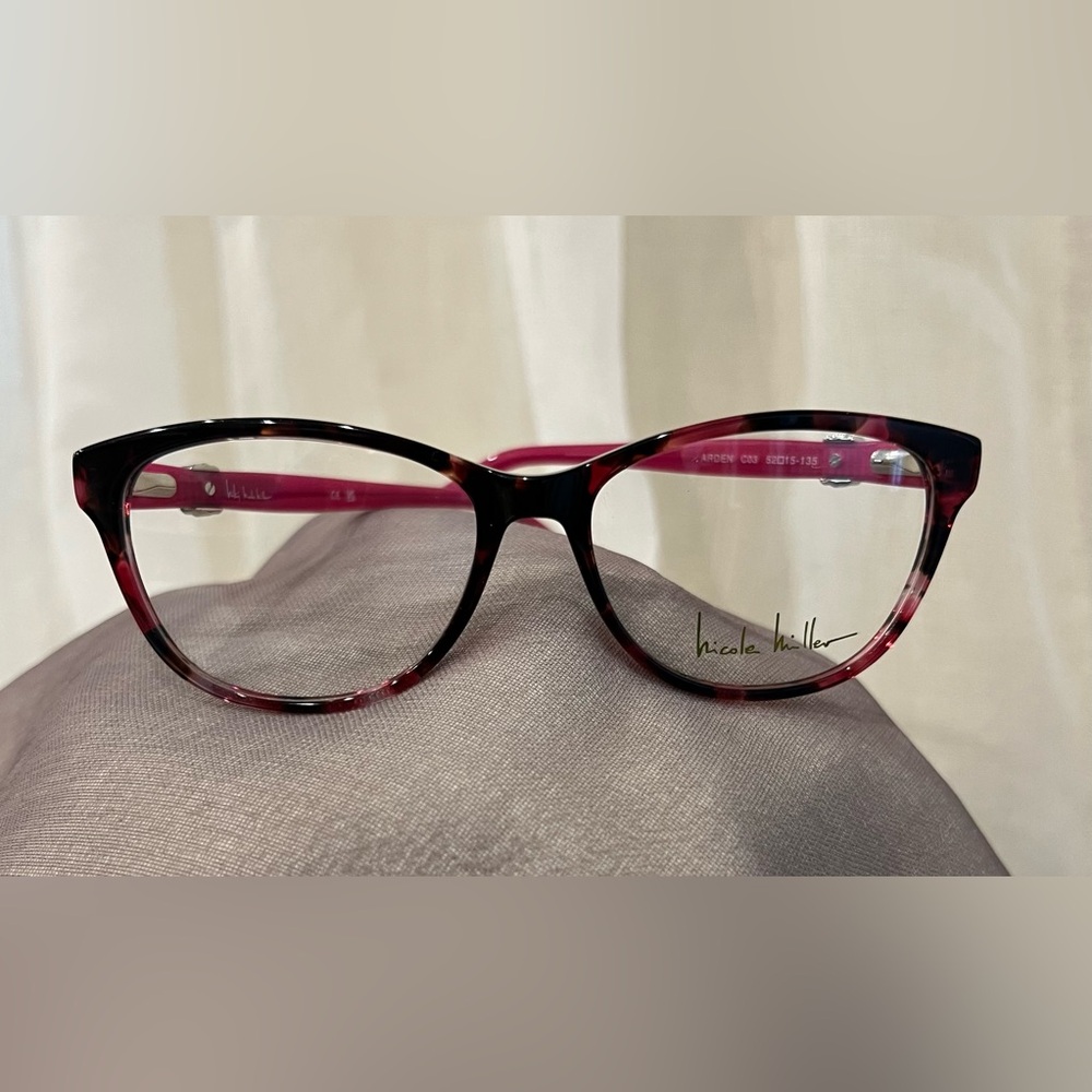 Nicole Miller Women's Tortoise Shell Eye Glasses 52-15-135